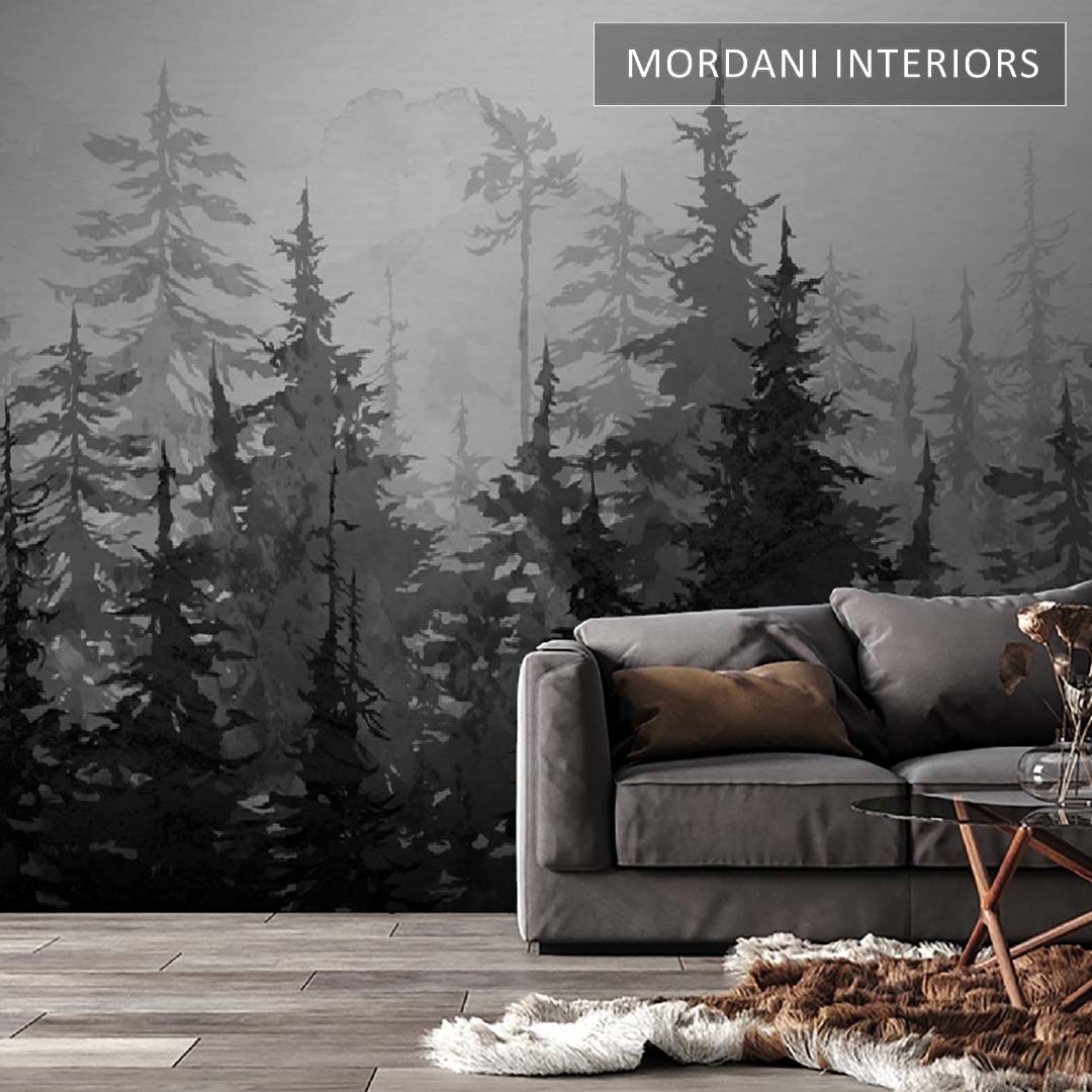 Vintage Alps Wall Mural